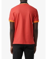 orange Polohemd von Burberry