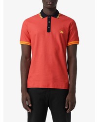 orange Polohemd von Burberry