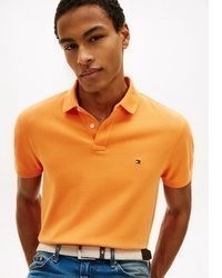 orange Polohemd von Tommy Hilfiger