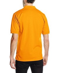 orange Polohemd von Trigema