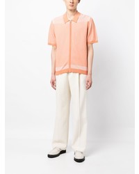 orange Polohemd von Paul Smith