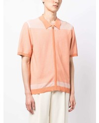 orange Polohemd von Paul Smith