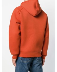 orange Pullover mit einem Kapuze von Carhartt