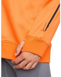 orange Pullover mit einem Kapuze von Analog