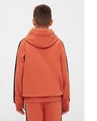orange Pullover mit einem Kapuze von Bench