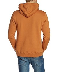 orange Pullover mit einem Kapuze von Björkvin