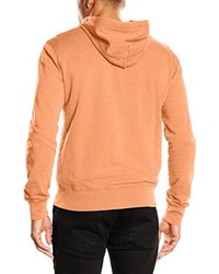 orange Pullover mit einem Kapuze von Champion
