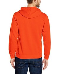 orange Pullover mit einem Kapuze von Clique