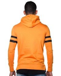 orange Pullover mit einem Kapuze von Fiyasko Fashion