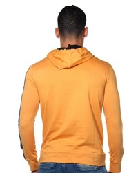 orange Pullover mit einem Kapuze von Fiyasko Fashion