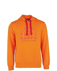 orange Pullover mit einem Kapuze von Kappa