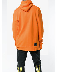 orange Pullover mit einem Kapuze von Unravel Project