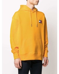 orange Pullover mit einem Kapuze von Tommy Jeans