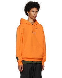 orange Pullover mit einem Kapuze von McQ