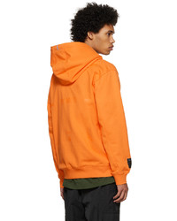 orange Pullover mit einem Kapuze von McQ