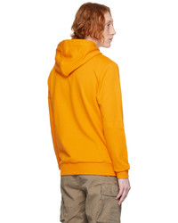 orange Pullover mit einem Kapuze von Balmain