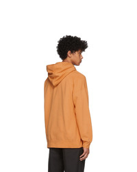 orange Pullover mit einem Kapuze von VISVIM