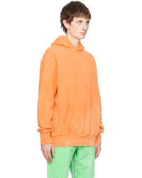 orange Pullover mit einem Kapuze von NotSoNormal