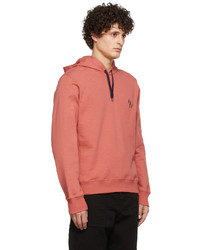 orange Pullover mit einem Kapuze von Ps By Paul Smith