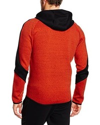 orange Pullover mit einem Kapuze von Puma