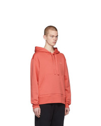 orange Pullover mit einem Kapuze von Acne Studios