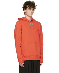 orange Pullover mit einem Kapuze von Ps By Paul Smith