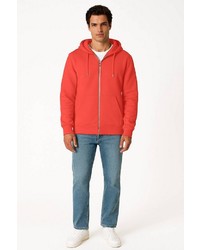 orange Pullover mit einem Kapuze von Smith & Solo