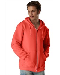 orange Pullover mit einem Kapuze von Smith & Solo