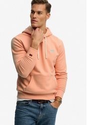 orange Pullover mit einem Kapuze von Superdry