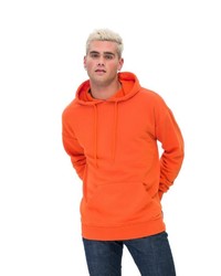 orange Pullover mit einem Kapuze von Tom Barron