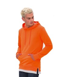 orange Pullover mit einem Kapuze von Tom Barron