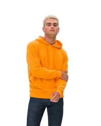 orange Pullover mit einem Kapuze von Tom Barron