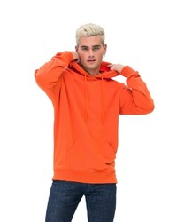 orange Pullover mit einem Kapuze von Tom Barron