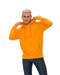 orange Pullover mit einem Kapuze von Tom Barron