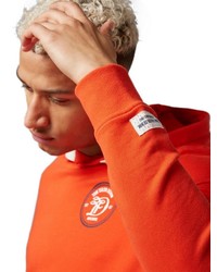 orange Pullover mit einem Kapuze von Tom Tailor Denim