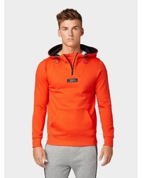 orange Pullover mit einem Kapuze von Tom Tailor Denim