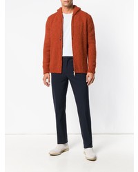 orange Pullover mit einem Kapuze von Eleventy