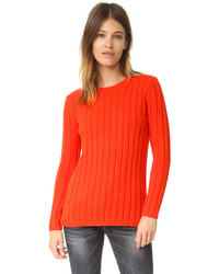 orange Pullover mit einem Rundhalsausschnitt von 525 America