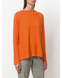 orange Pullover mit einem Rundhalsausschnitt von Liska