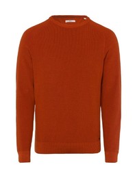 orange Pullover mit einem Rundhalsausschnitt von Brax