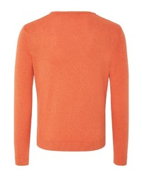 orange Pullover mit einem Rundhalsausschnitt von Chiemsee
