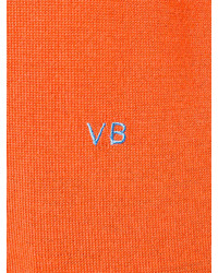 orange Pullover mit einem Rundhalsausschnitt von Victoria Beckham