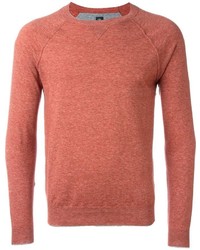 orange Pullover mit einem Rundhalsausschnitt von Eleventy