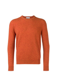 orange Pullover mit einem Rundhalsausschnitt von Entre Amis