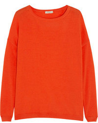 orange Pullover mit einem Rundhalsausschnitt von Etro