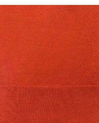 orange Pullover mit einem Rundhalsausschnitt von Falke