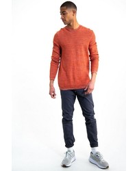 orange Pullover mit einem Rundhalsausschnitt von GARCIA