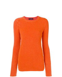 orange Pullover mit einem Rundhalsausschnitt von Iris von Arnim
