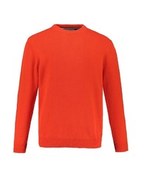 orange Pullover mit einem Rundhalsausschnitt von JP1880