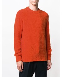 orange Pullover mit einem Rundhalsausschnitt von Nuur